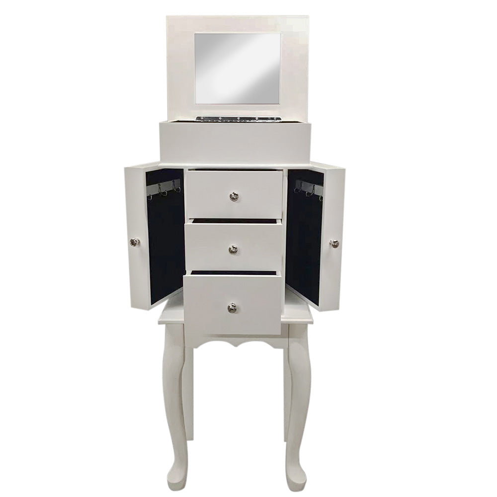 Jewelery cabinet, white-1