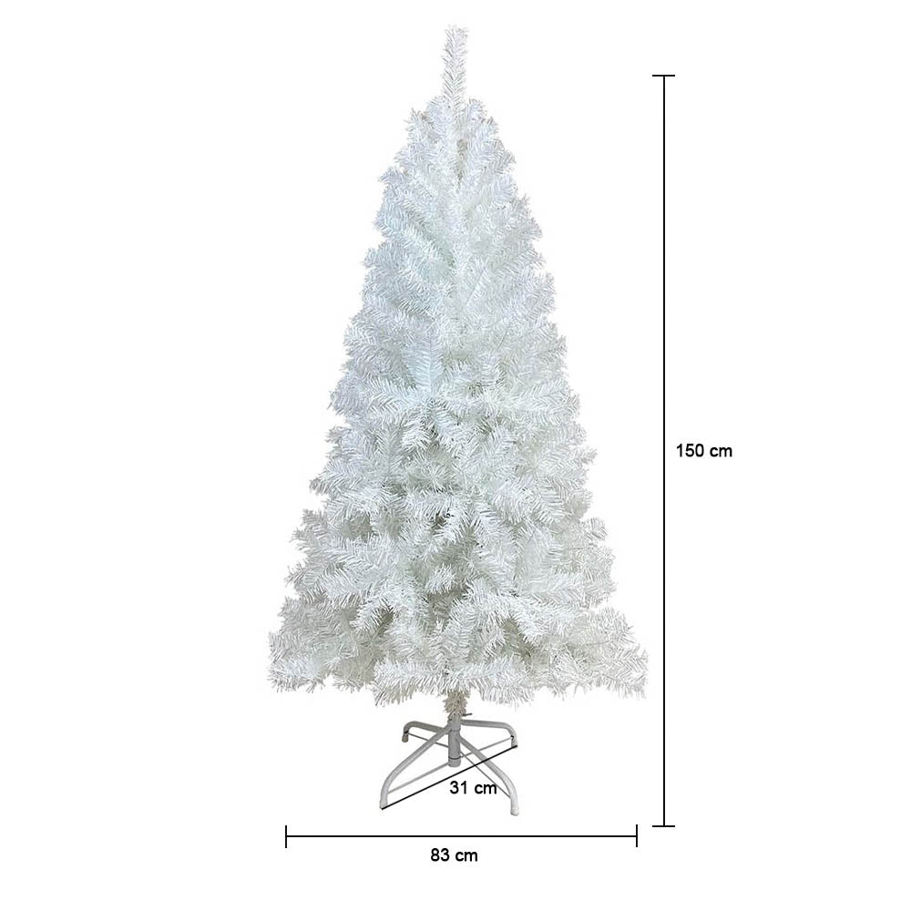 White artificial pine - in several sizes - 150 cm-0