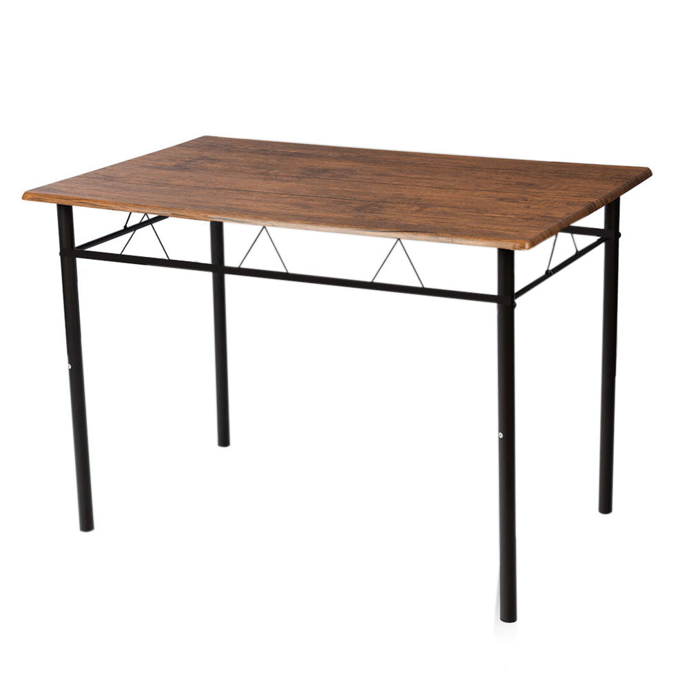 Metal frame dining table with 4 chairs-2