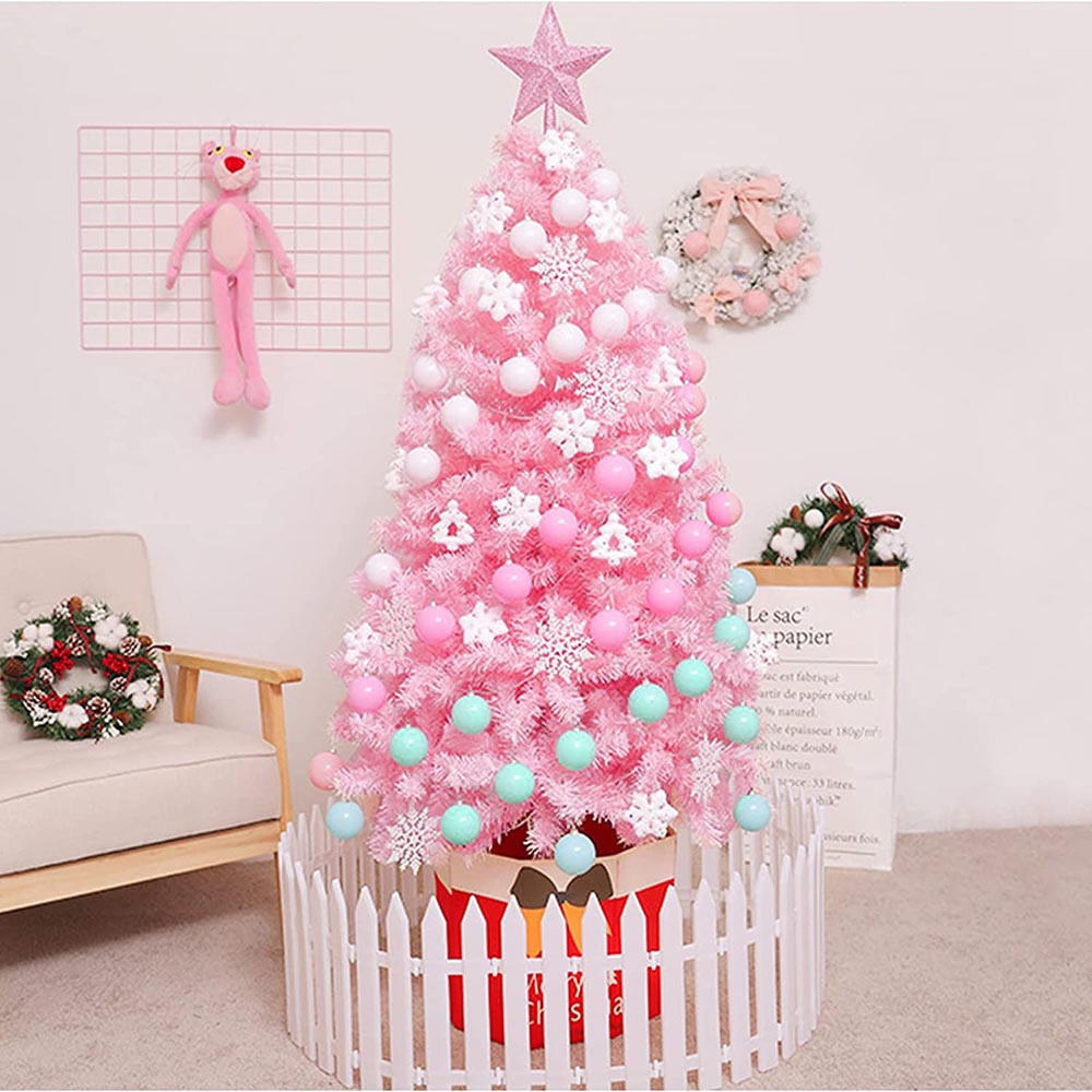 Pink artificial pine - in several sizes - 180 cm-3