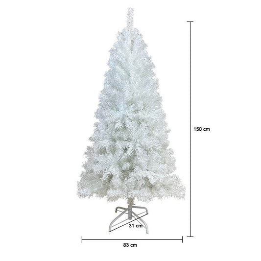White artificial pine - in several sizes - 150 cm-0